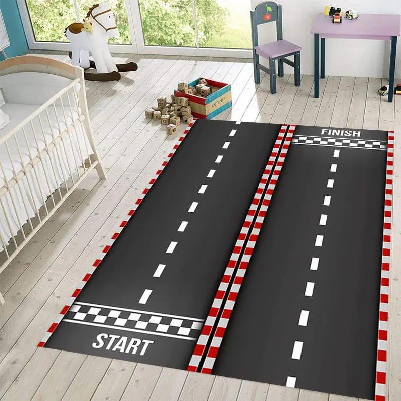 Commercial Printing Machine - Racing Track Carpet Urban Transportation Parking