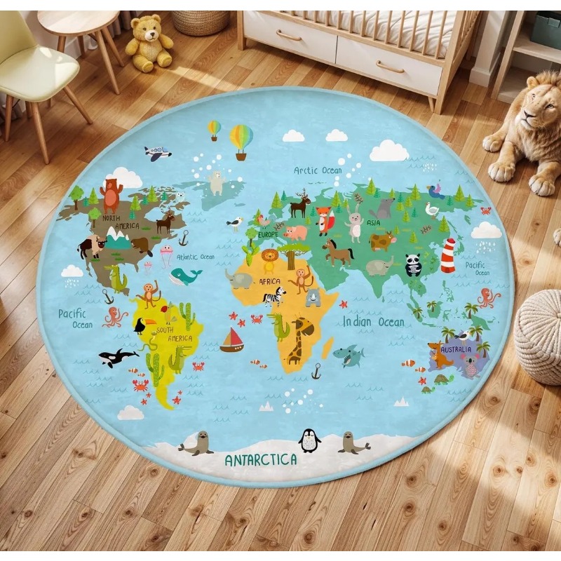  Play Round Floor Mat Animal W - đánh giá và giá Commercial Printing Machine